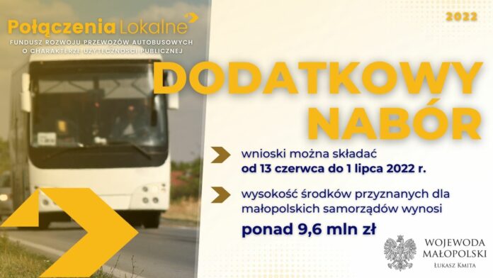 Ponad 9,6 mln zł na kolejne linie autobusowe. Trwa dodatkowy nabór wniosków